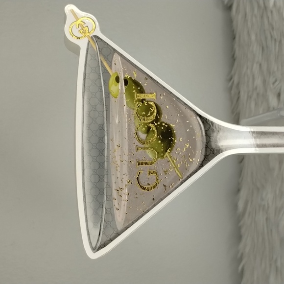 Home Designs GG Olive in Martini Glass Decor - Picture 2 of 4